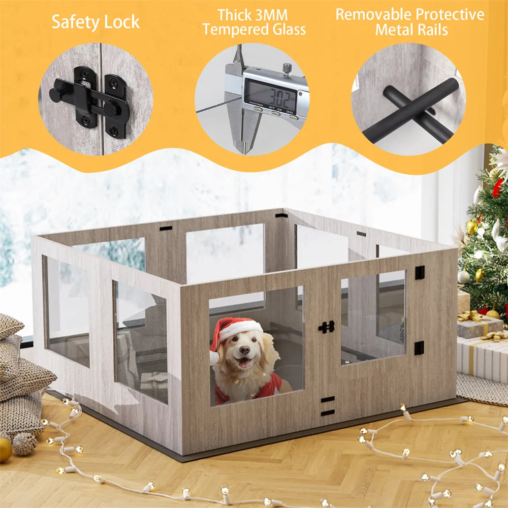 Large 8/14 Panels Dog Whelping Box