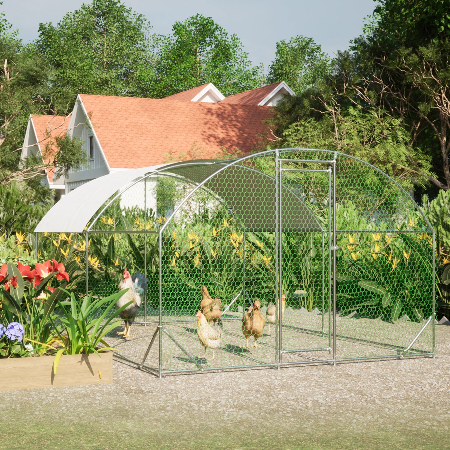 LZBEITEM Large Chicken Coop