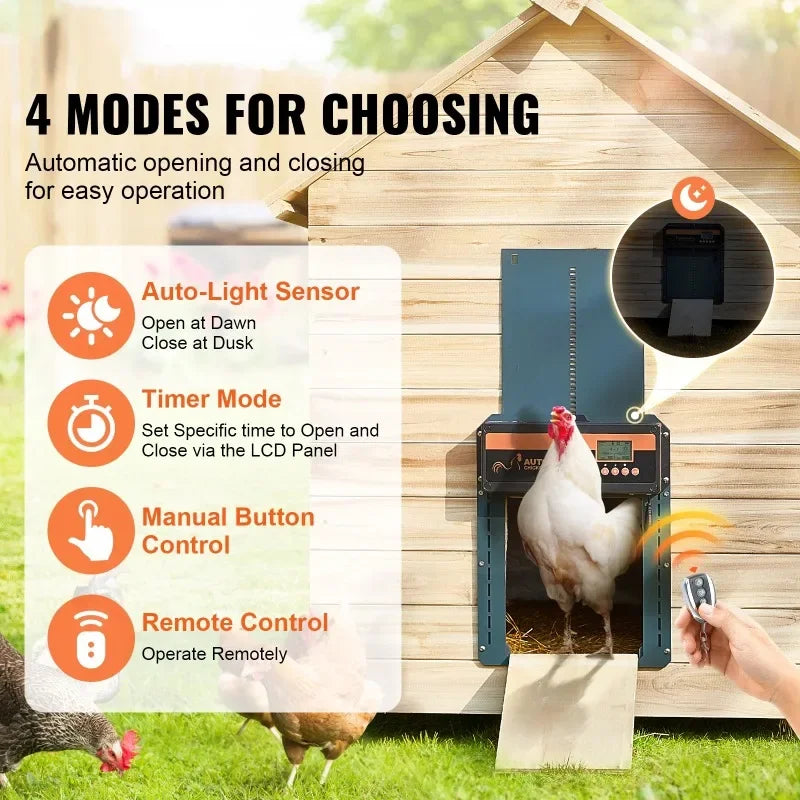 KFFKFF Automatic Chicken Coop Door
