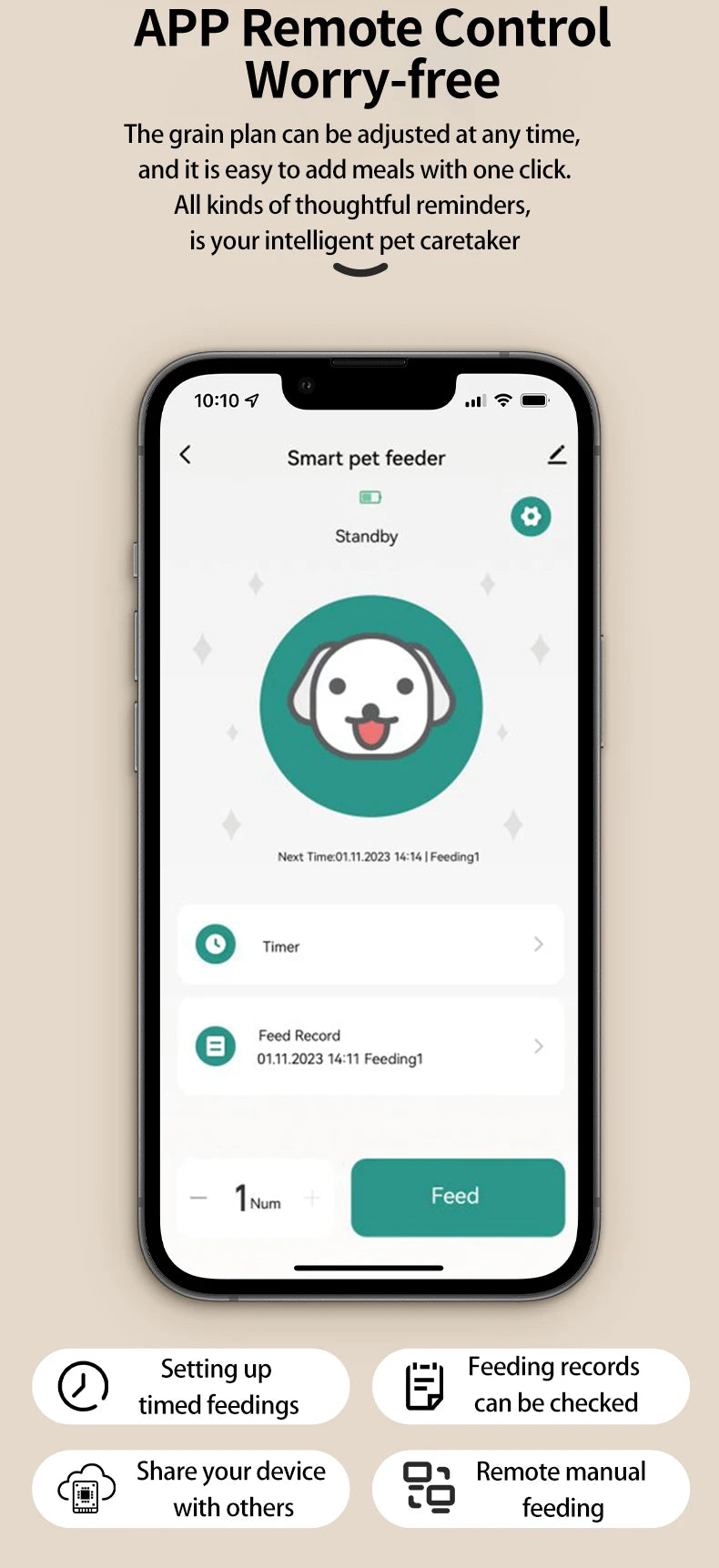 PAPIFEED cat double bowl