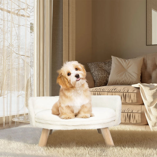 Pet Sofa Bed Raised Cat Chair Small Dog Couch Bed