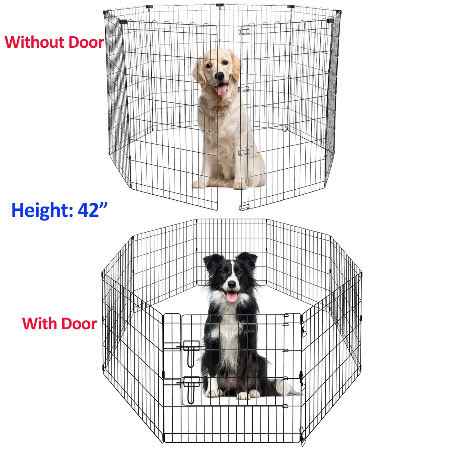 Foldable Metal Exercise Dog Playpen
