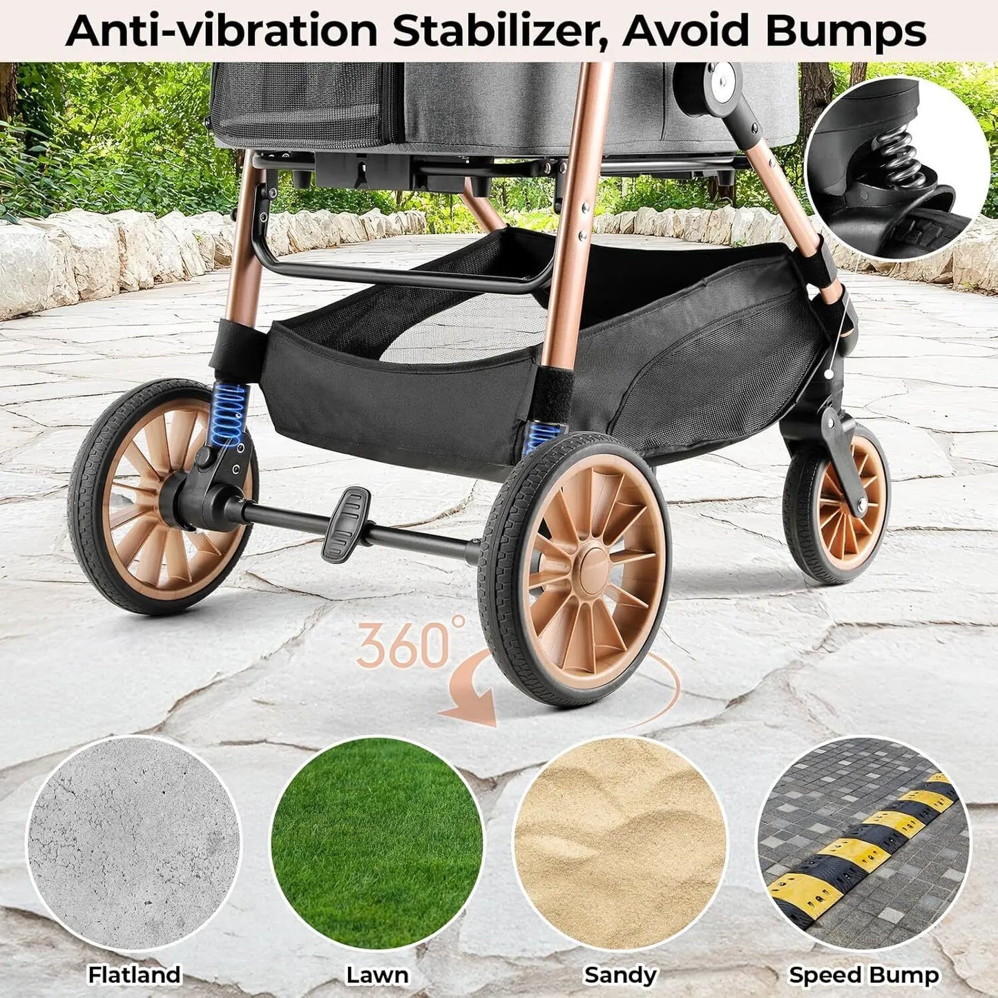 Dog Buggy Stroller Box