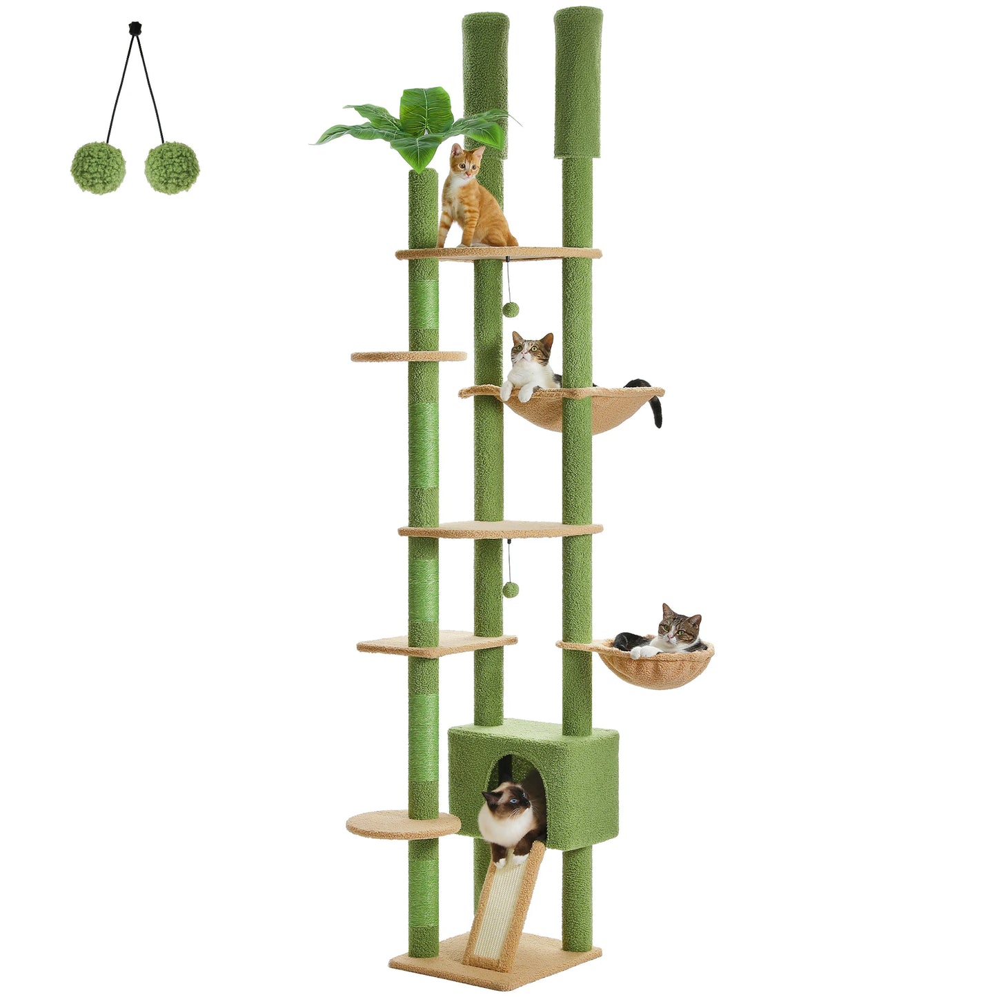 Floor to Ceiling Cat Tree Tower