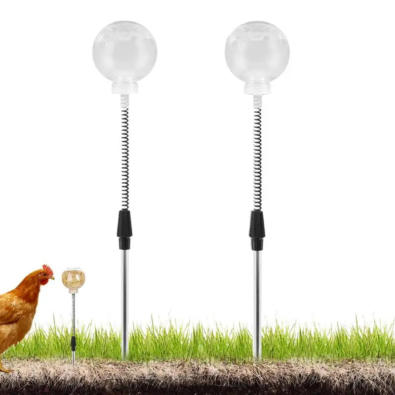 2pcs Chicken Swing Feeder