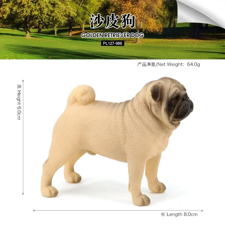 Realistic Dog Figurines for Kids