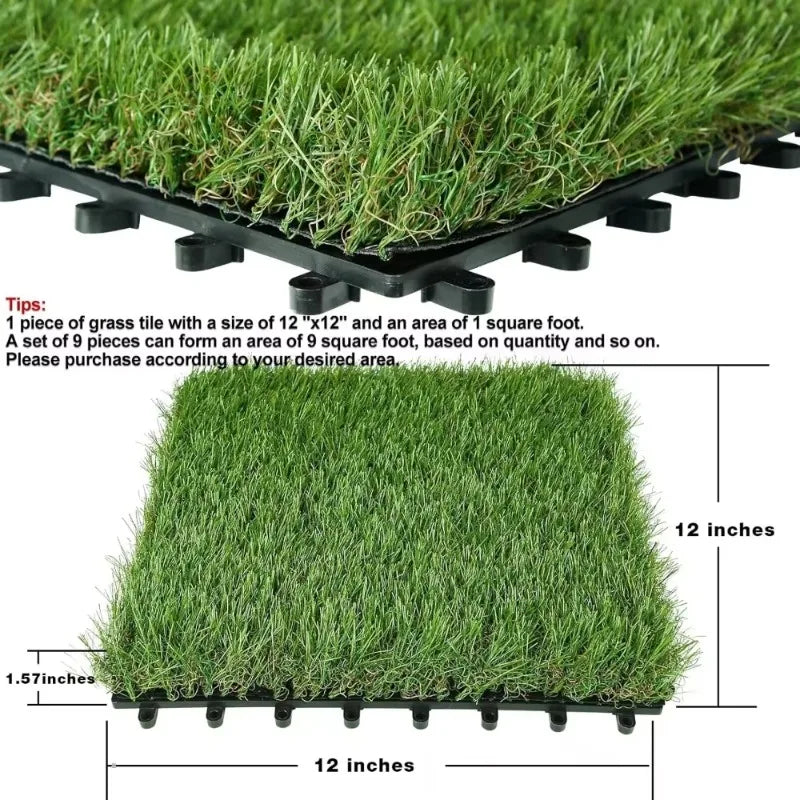 Outdoor Artificial Grass Turf Squares