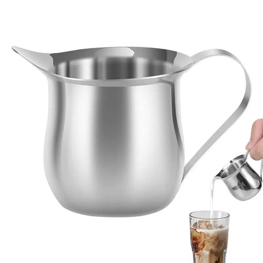 Stainless Steel Small Bell-Shaped Milk Frothing Pitcher