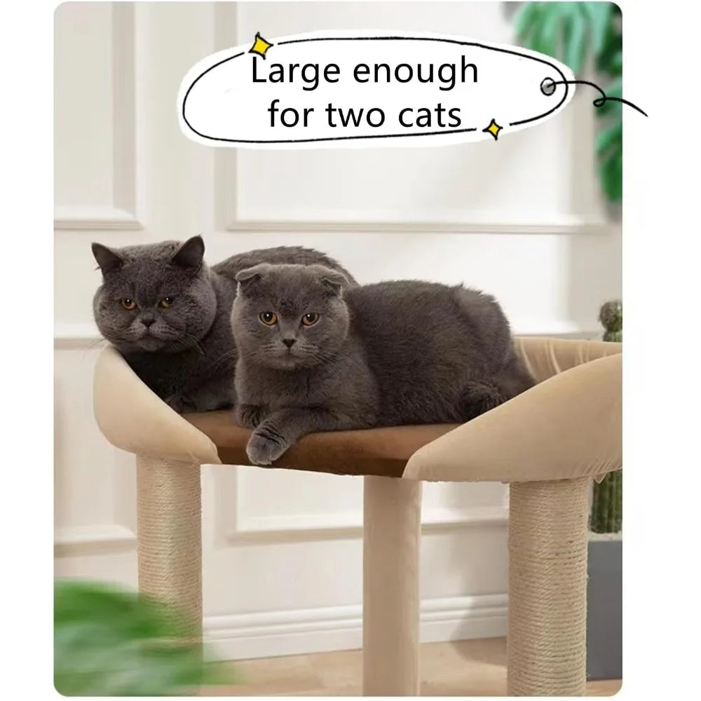 SHENGOCASE Modern Cat Tree Tower