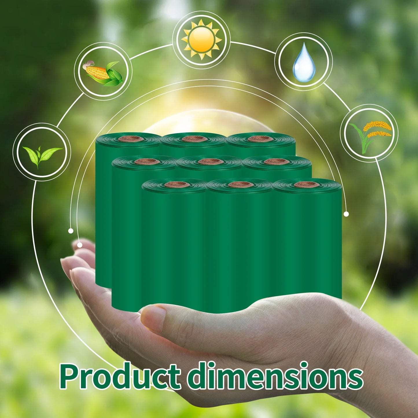 OUWO Degradable Dog Poop Bag