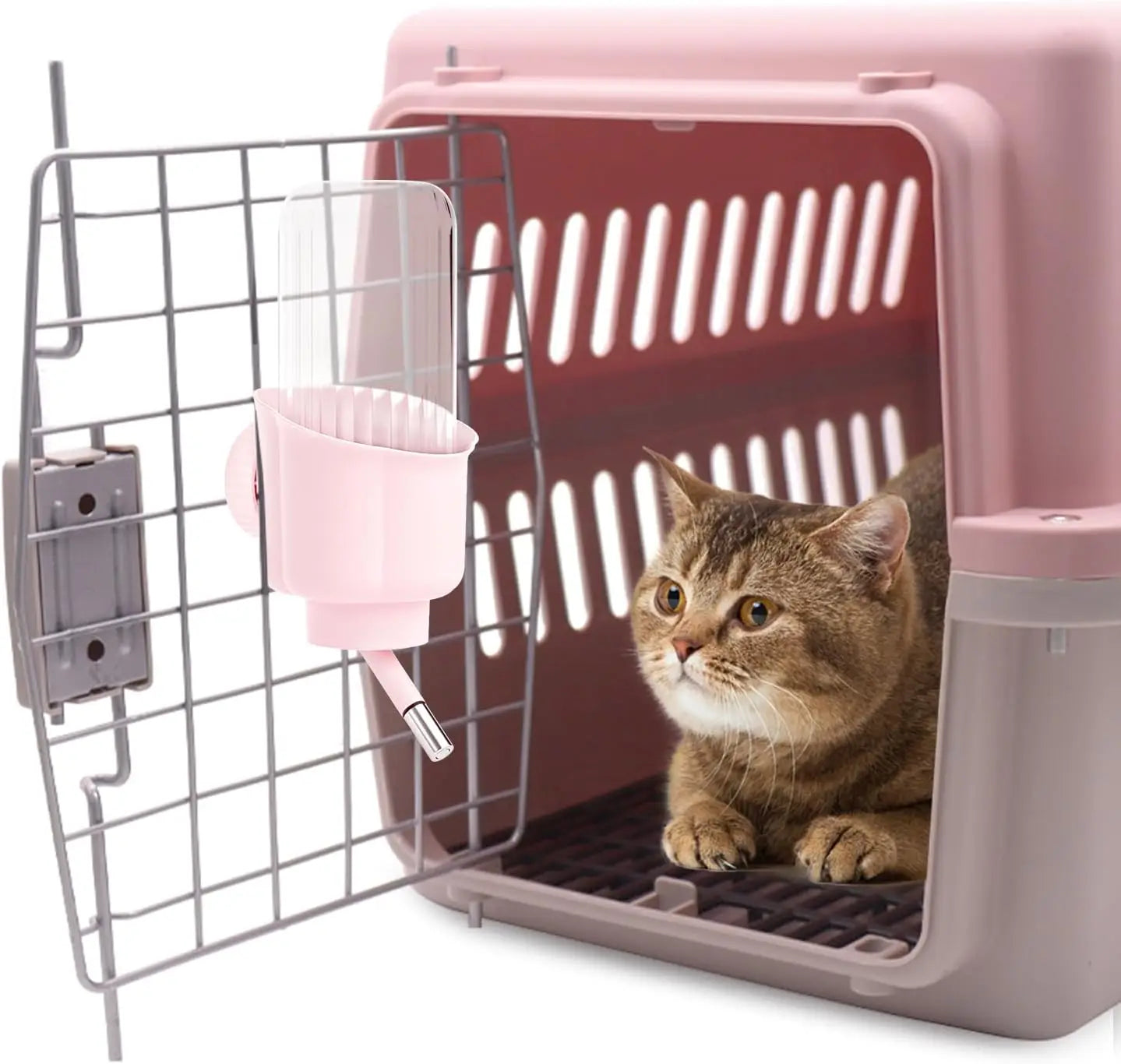 Pet Water Bottle for Cage Crate