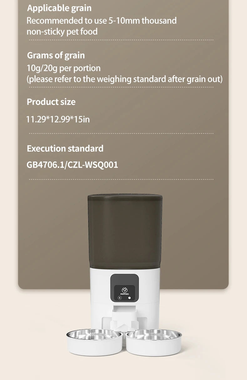 PAPIFEED cat double bowl