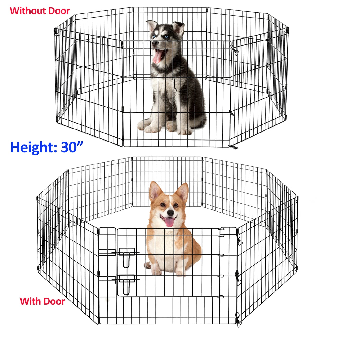 Foldable Metal Exercise Dog Playpen