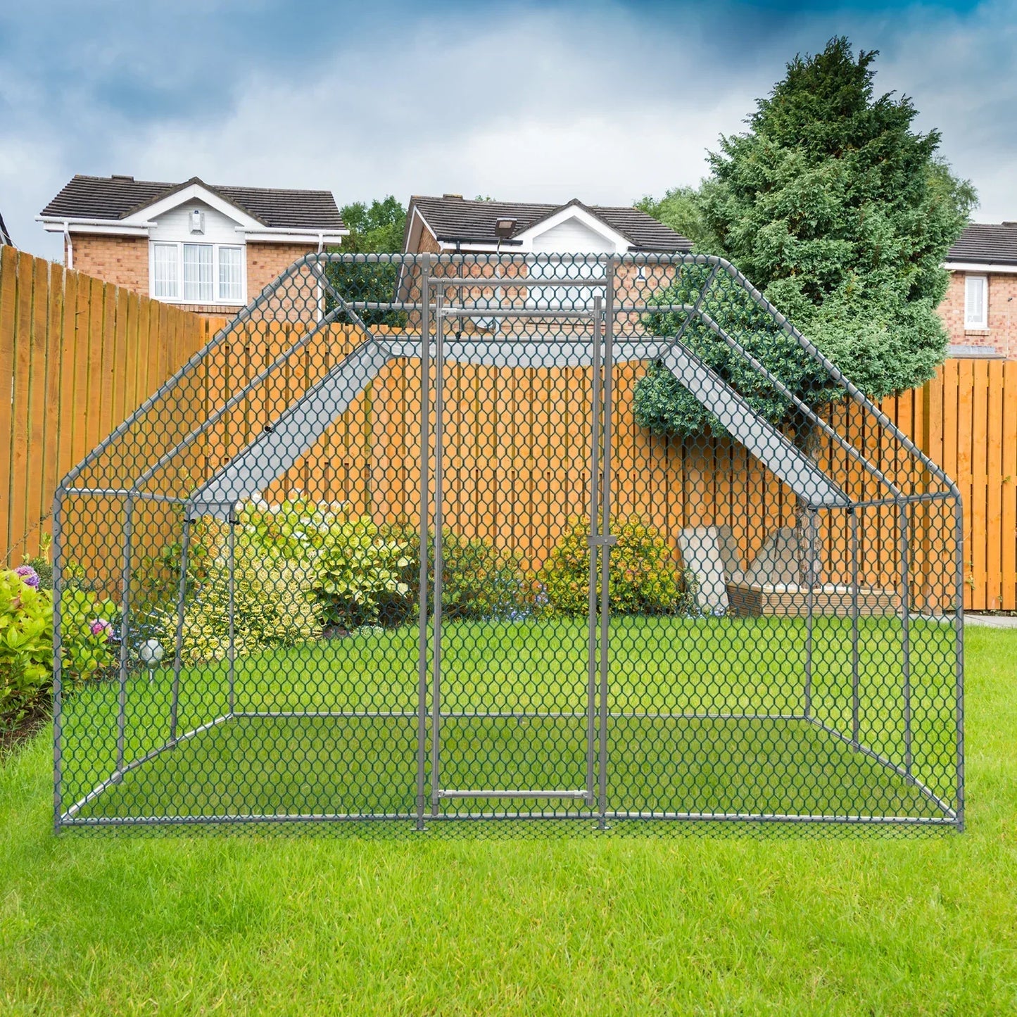 Large Metal Chicken Coop