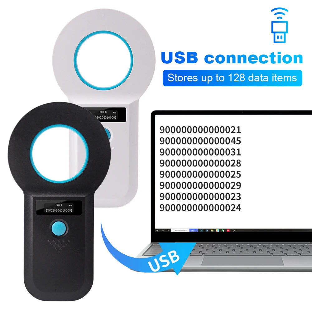 Handheld Animal Pet Microchip Reader