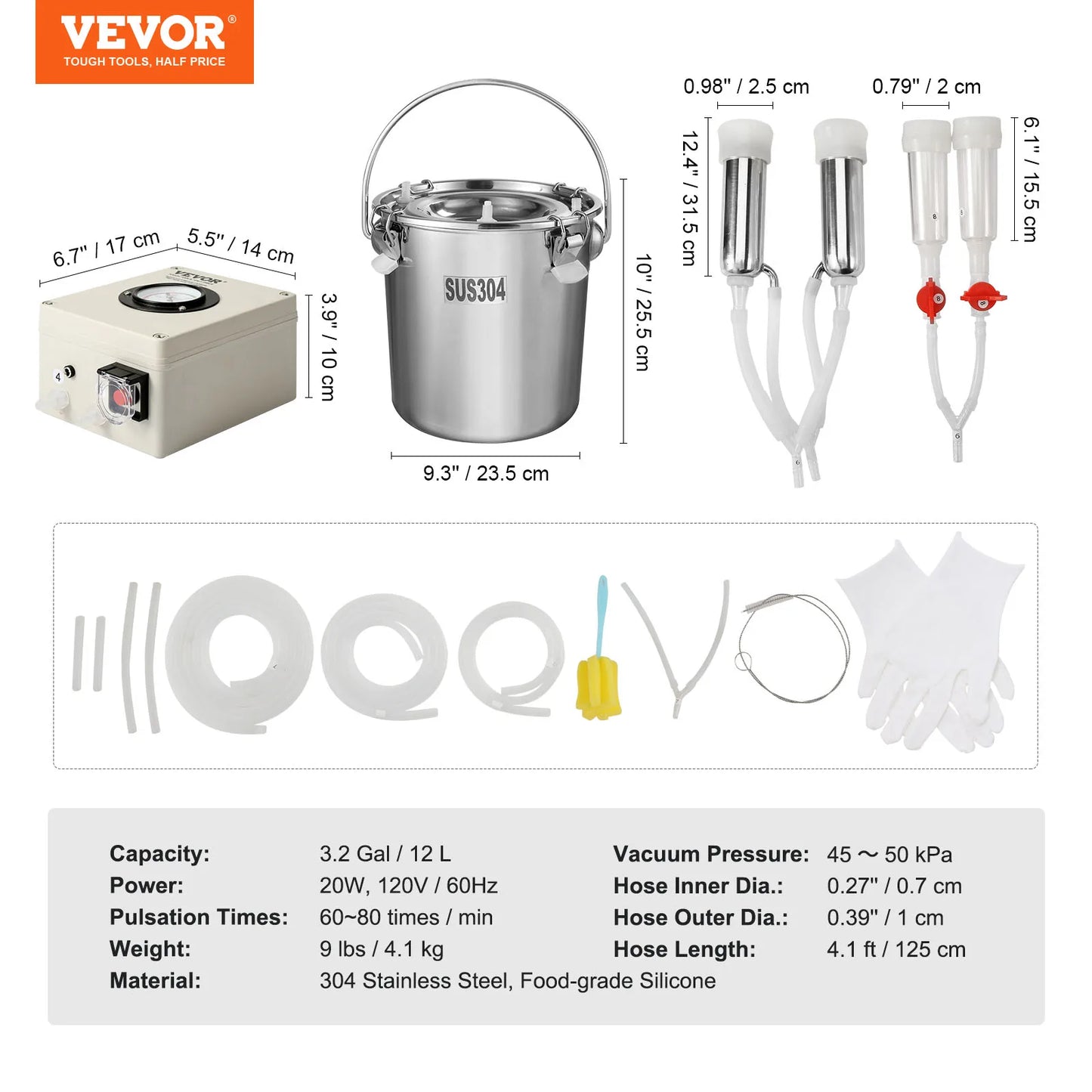 VEVOR Goat Milking Machine