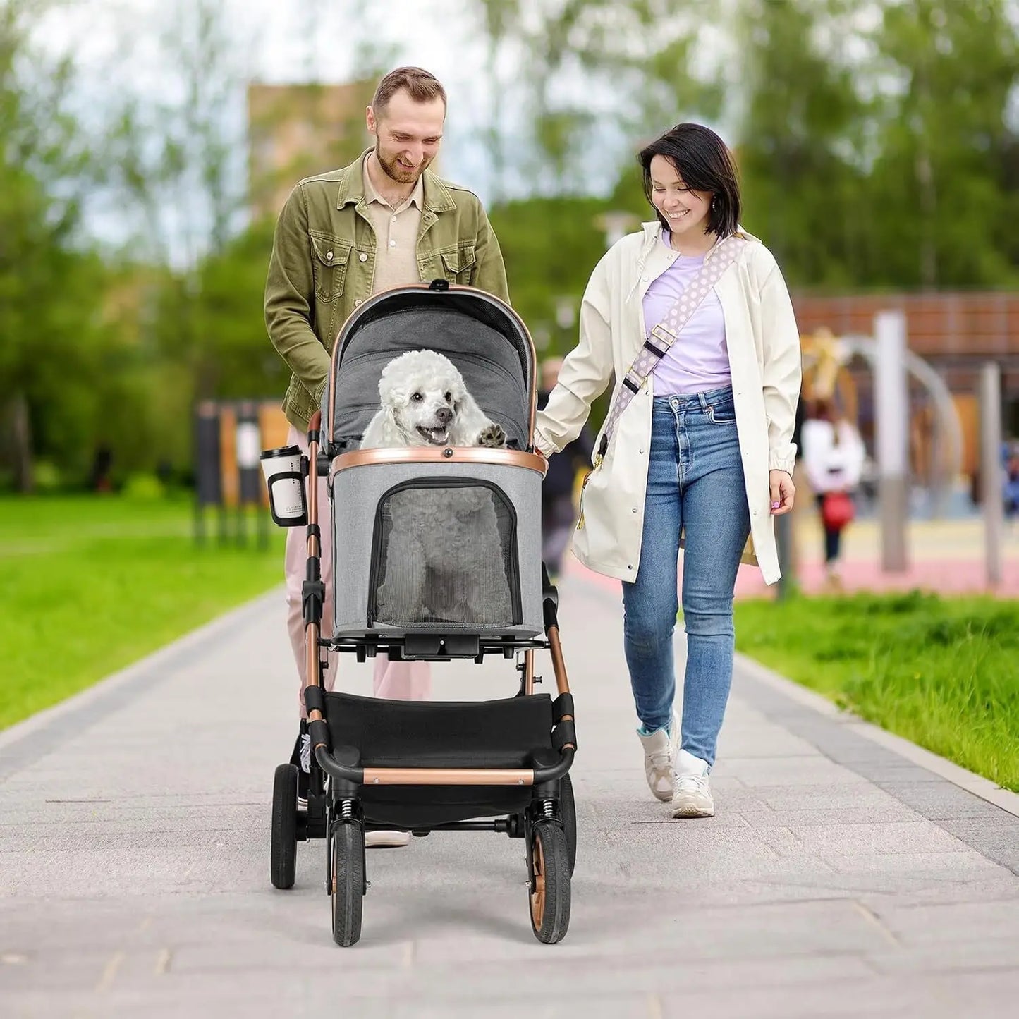 Dog Buggy Stroller Box