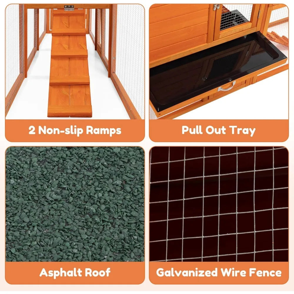 Outdoor Rabbit Hutch,