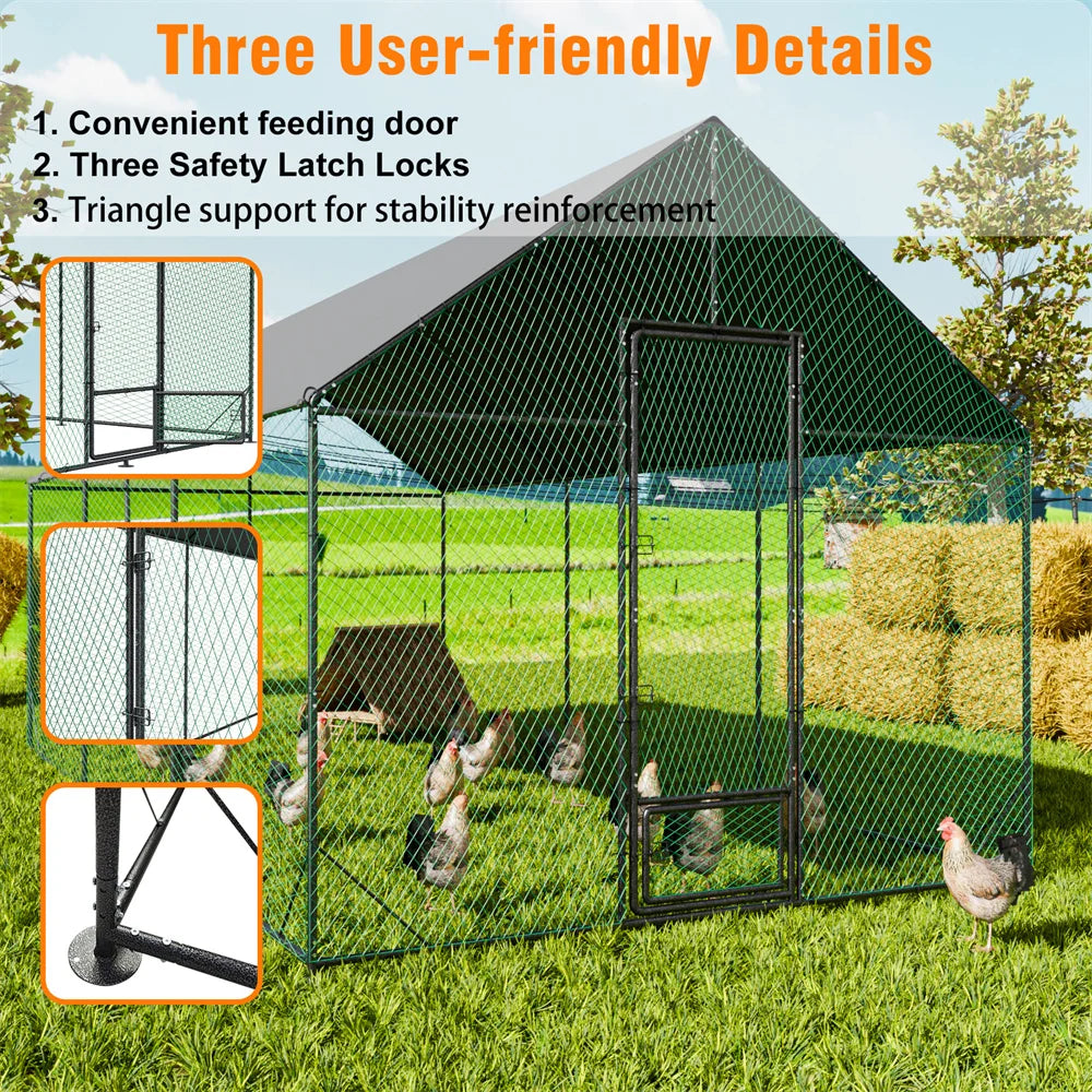 Heavy Duty Upgrade Outdoor Chicken Coop