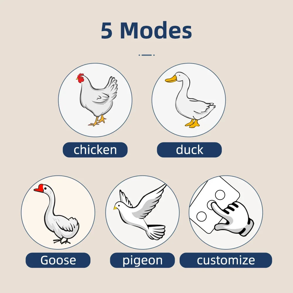 64/6 Chicken Duck Quail Egg Incubator