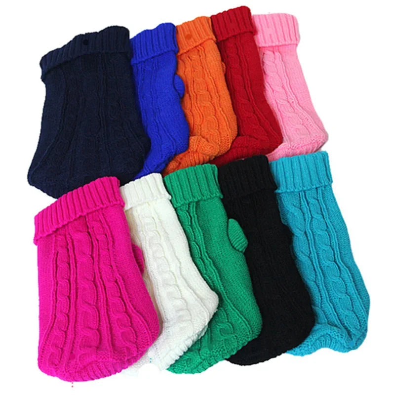 Dog Winter Clothes Knitted