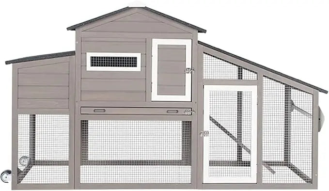 Chicken Coop with Run Mobile Large Nesting Box