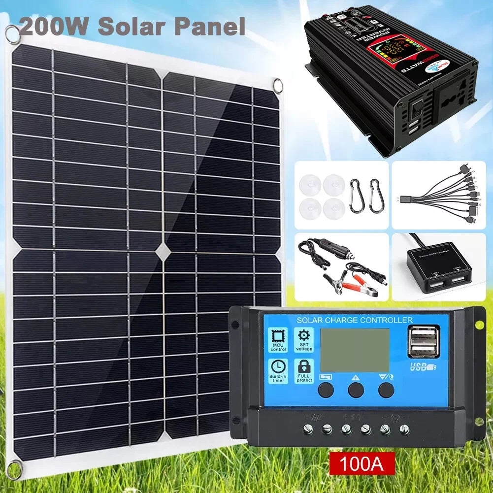 6000W Inverter and Solar Panel Kit