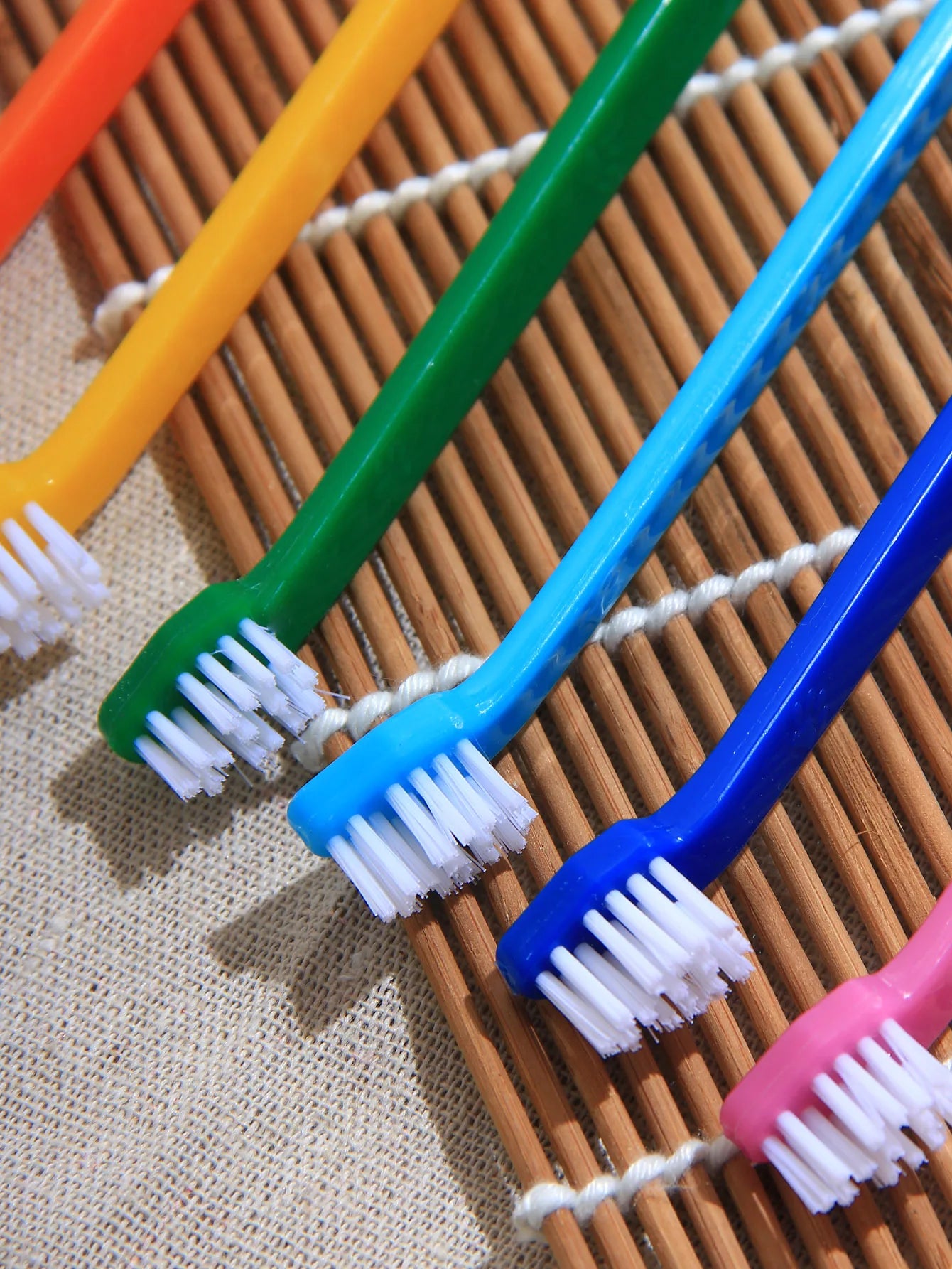 5pcs/set Long Handle Pet Toothbrush