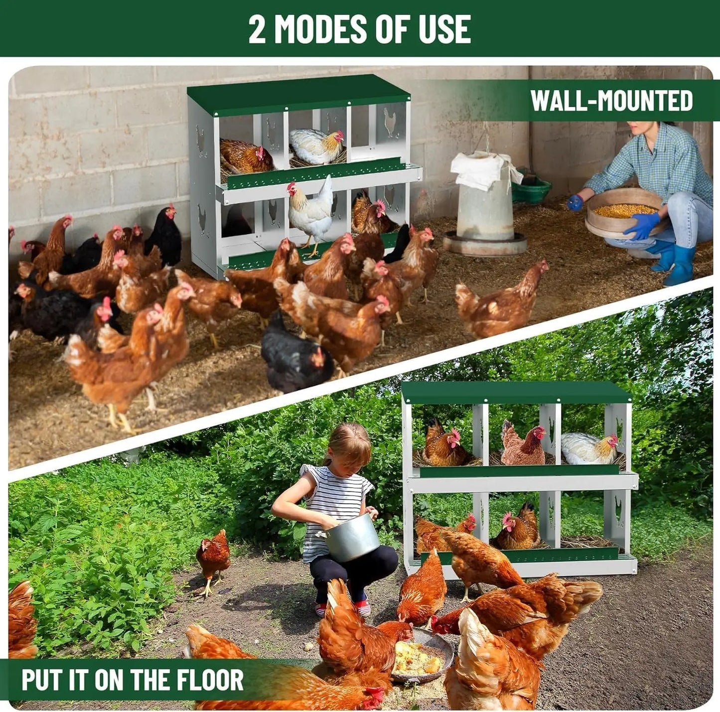 Metal Chicken Nesting Boxes