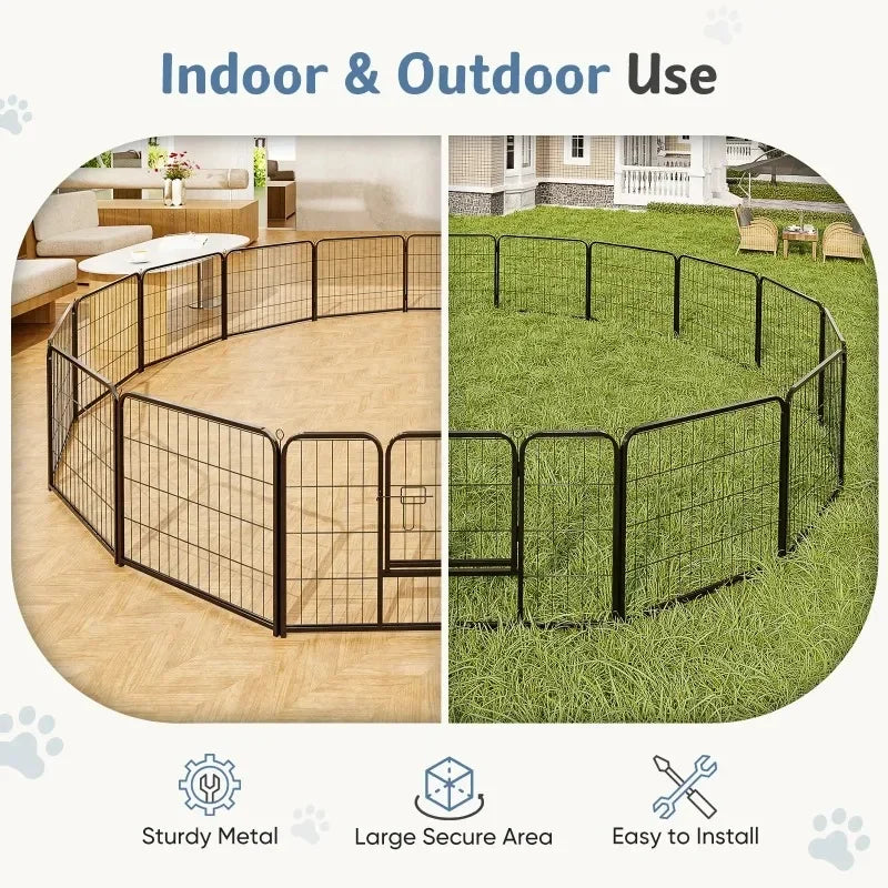 Gianna Metal Dog Playpen