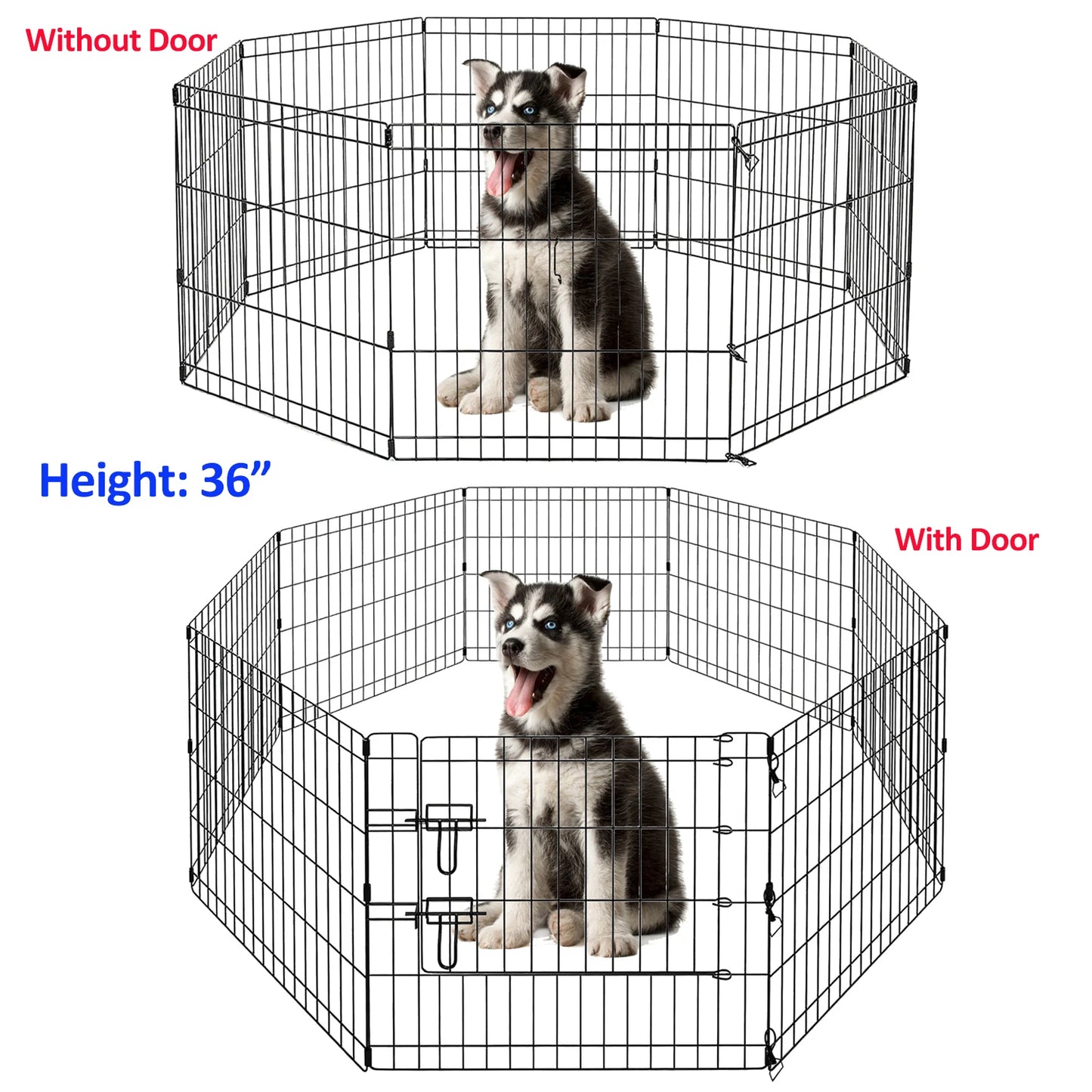 Foldable Metal Exercise Dog Playpen