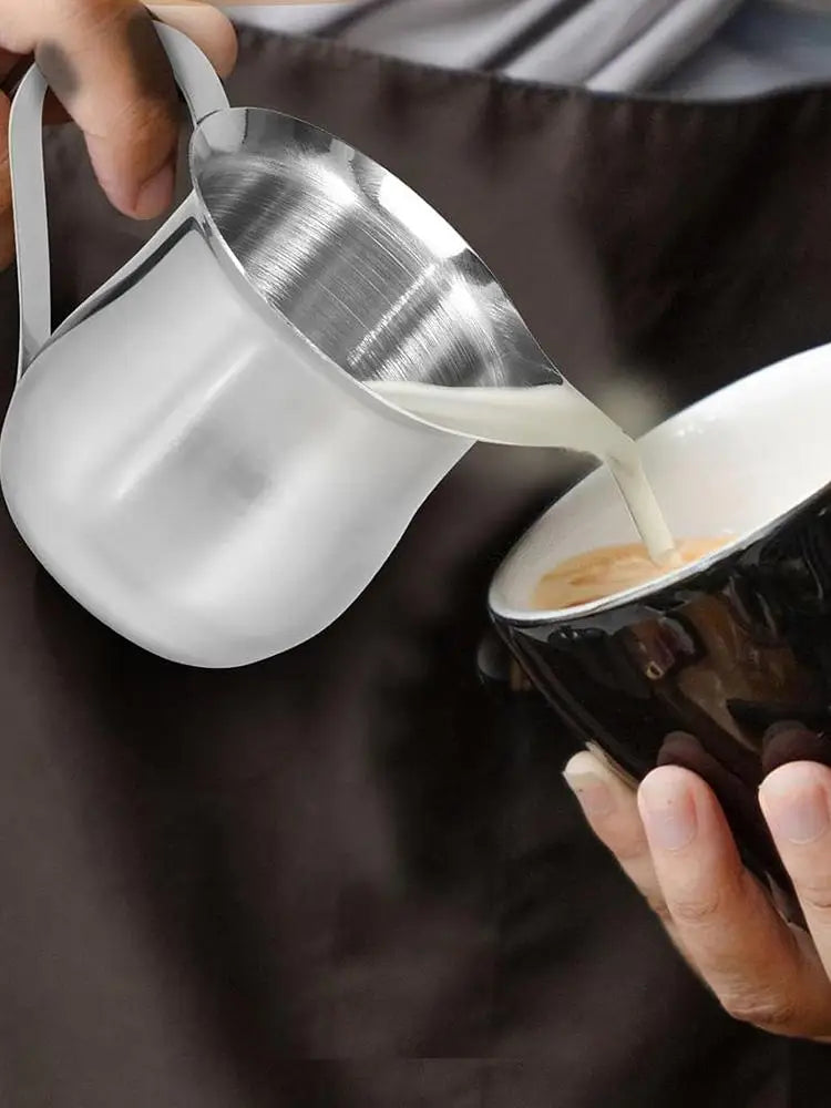 Stainless Steel Small Bell-Shaped Milk Frothing Pitcher