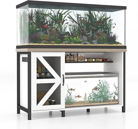 Verano 55-75 Gallon Aquarium Stand with Cabinet