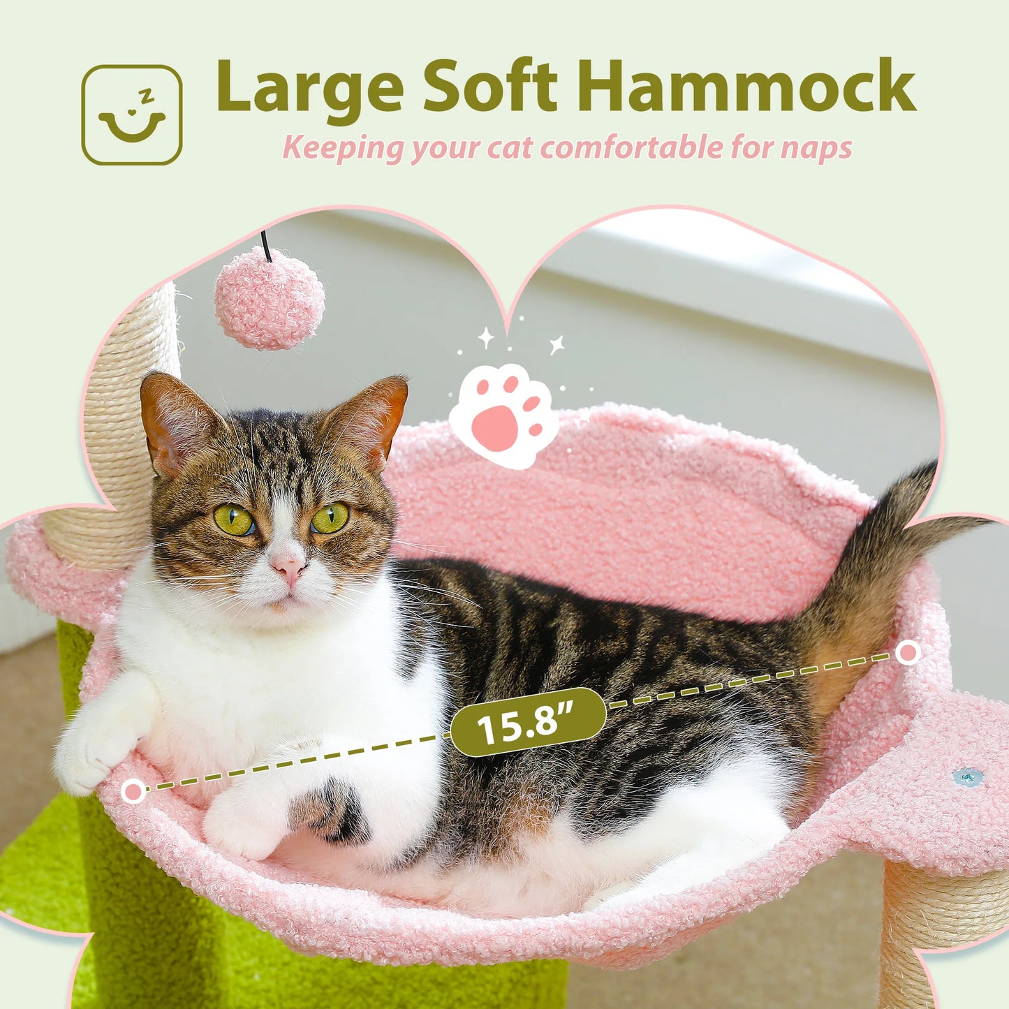 Tree Flower for Small Indoor Cats