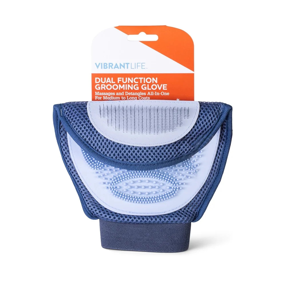 Dual Function Dog Grooming Glove