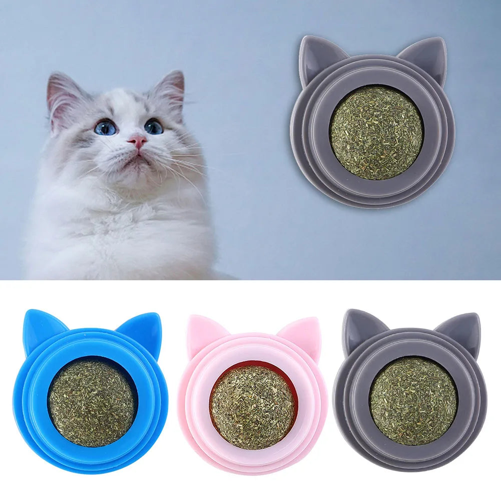 Rotatable Catnip Balls Toy for Cats