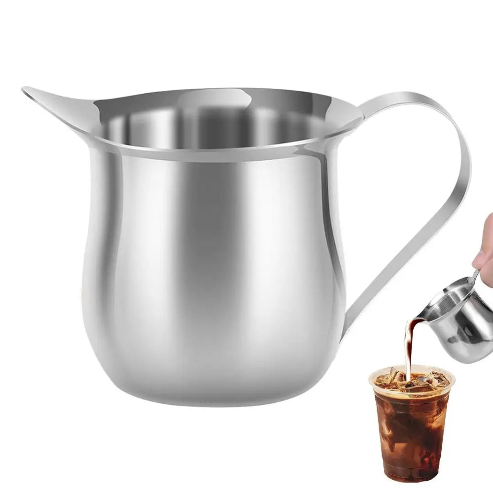 Stainless Steel Small Bell-Shaped Milk Frothing Pitcher