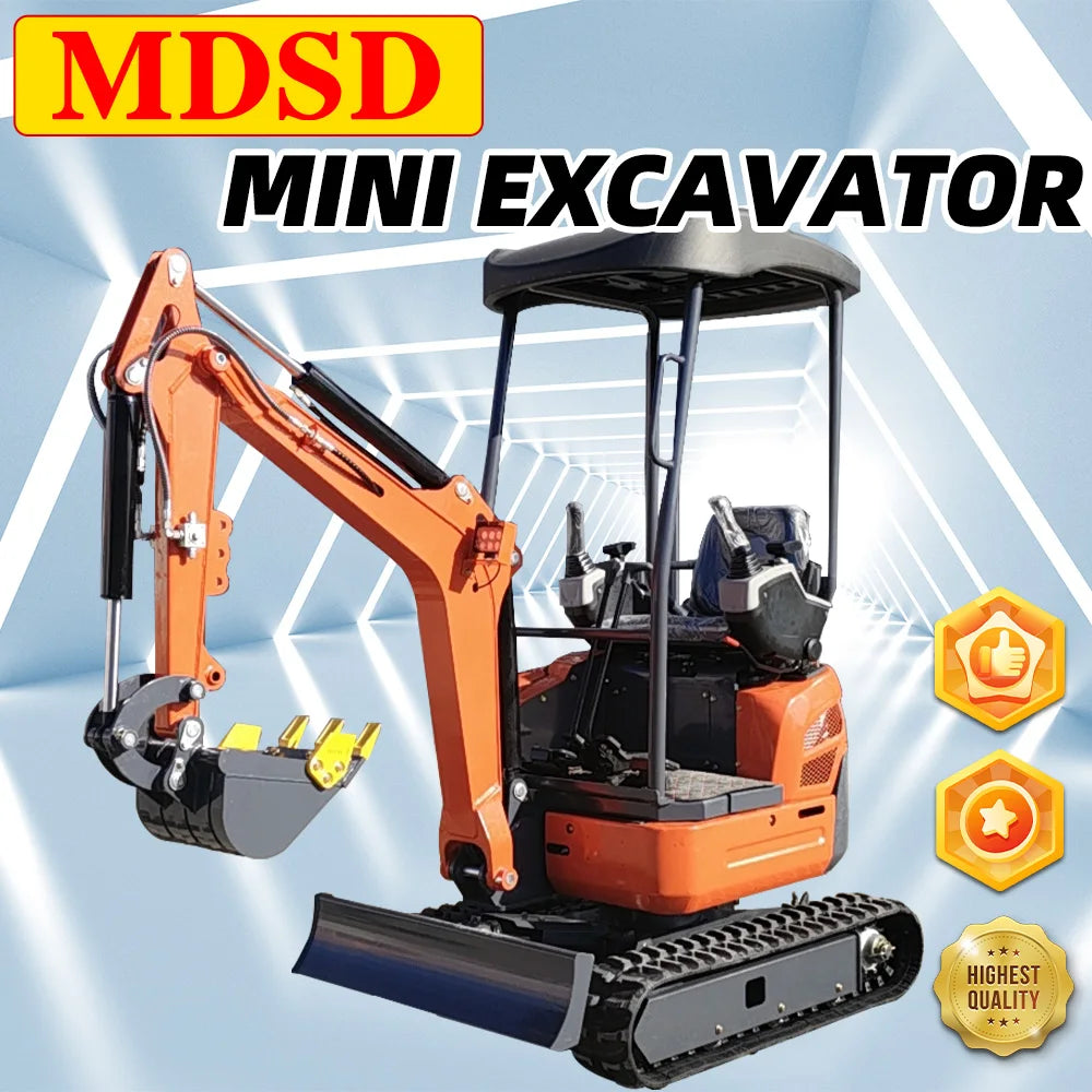 Mini Excavator With Multiple Accessories Available