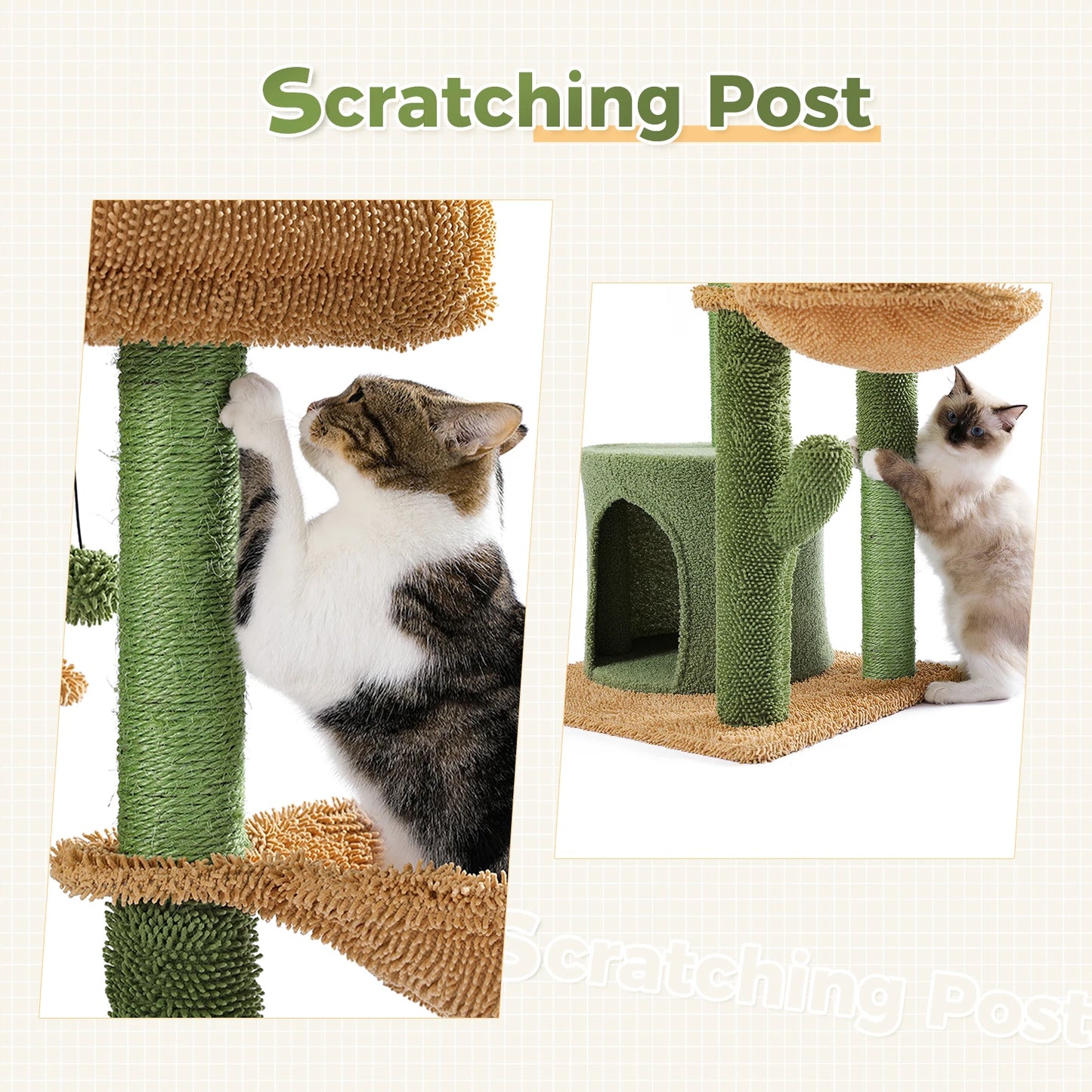 Cat Tree Cactus Cat Tower