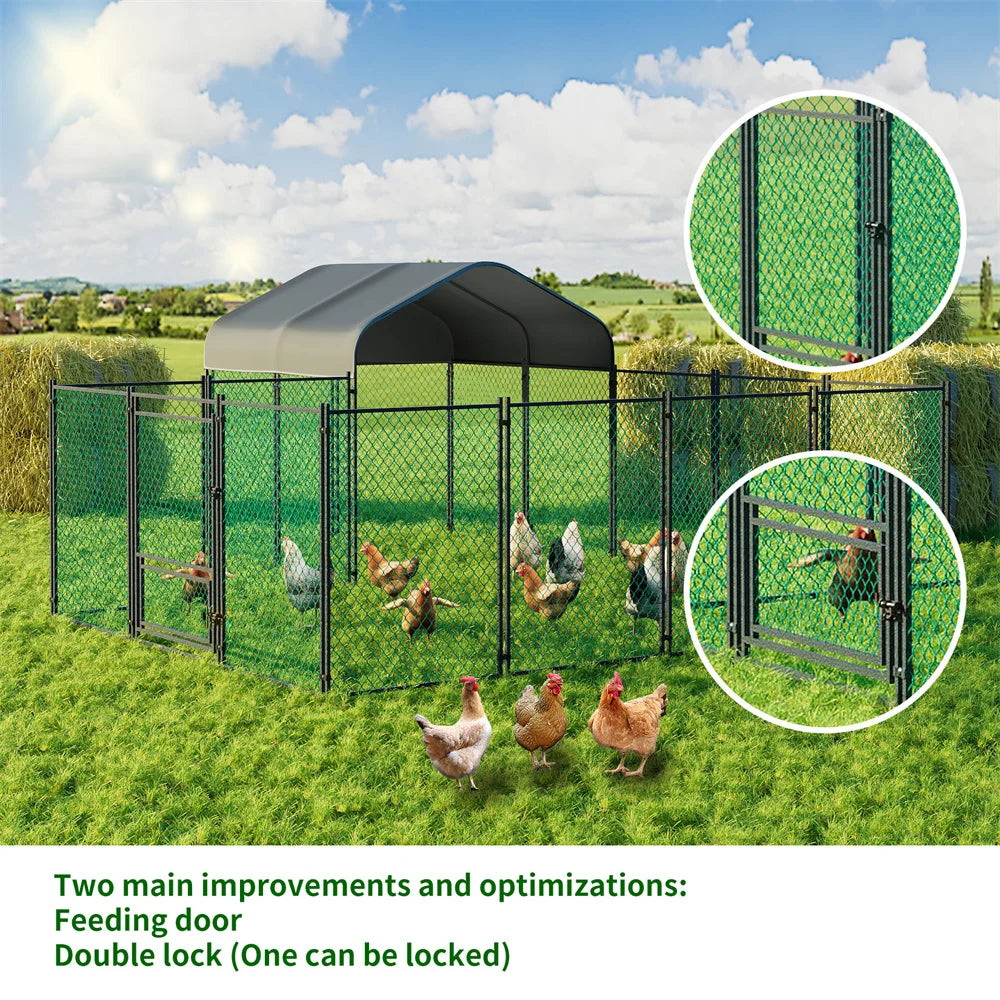 Heavy Duty XXL Chicken Run Coop Cage
