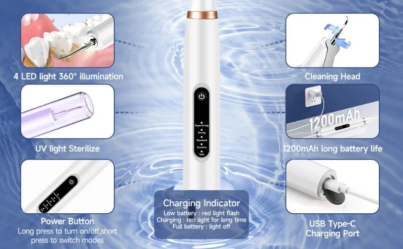 Ultrasonic Dog Dental Cleaner Electric Toothbrush