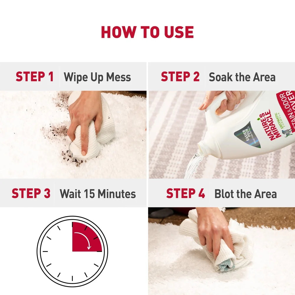 Dog Stain Odor Remover Enzymatic Cleaner
