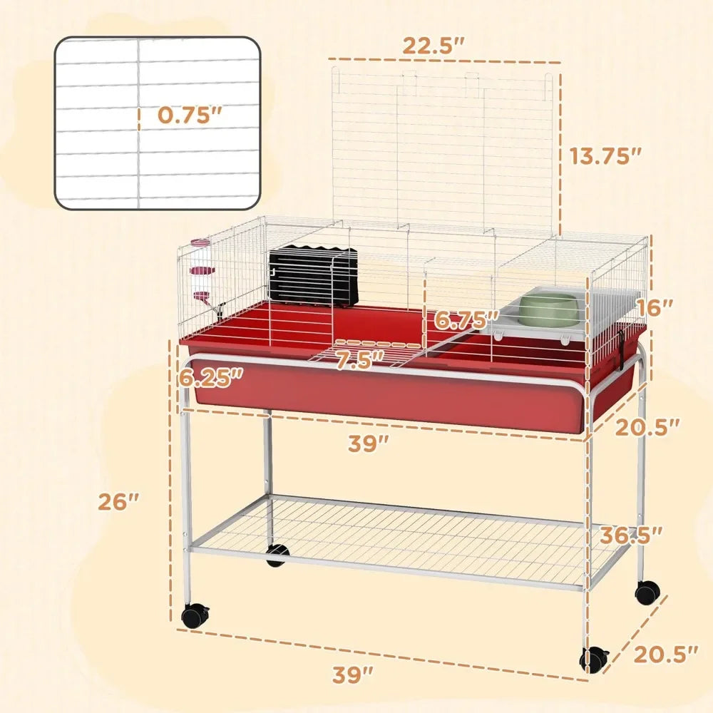 Two-Story Small Animal Cage