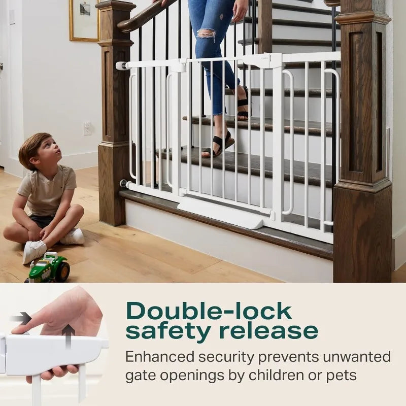 Extra Wide Baby Gate for Stairs