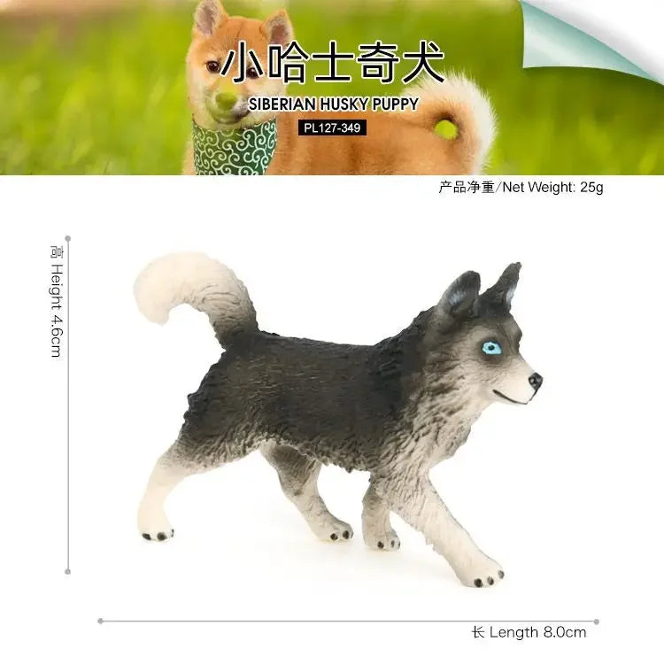 Realistic Dog Figurines for Kids