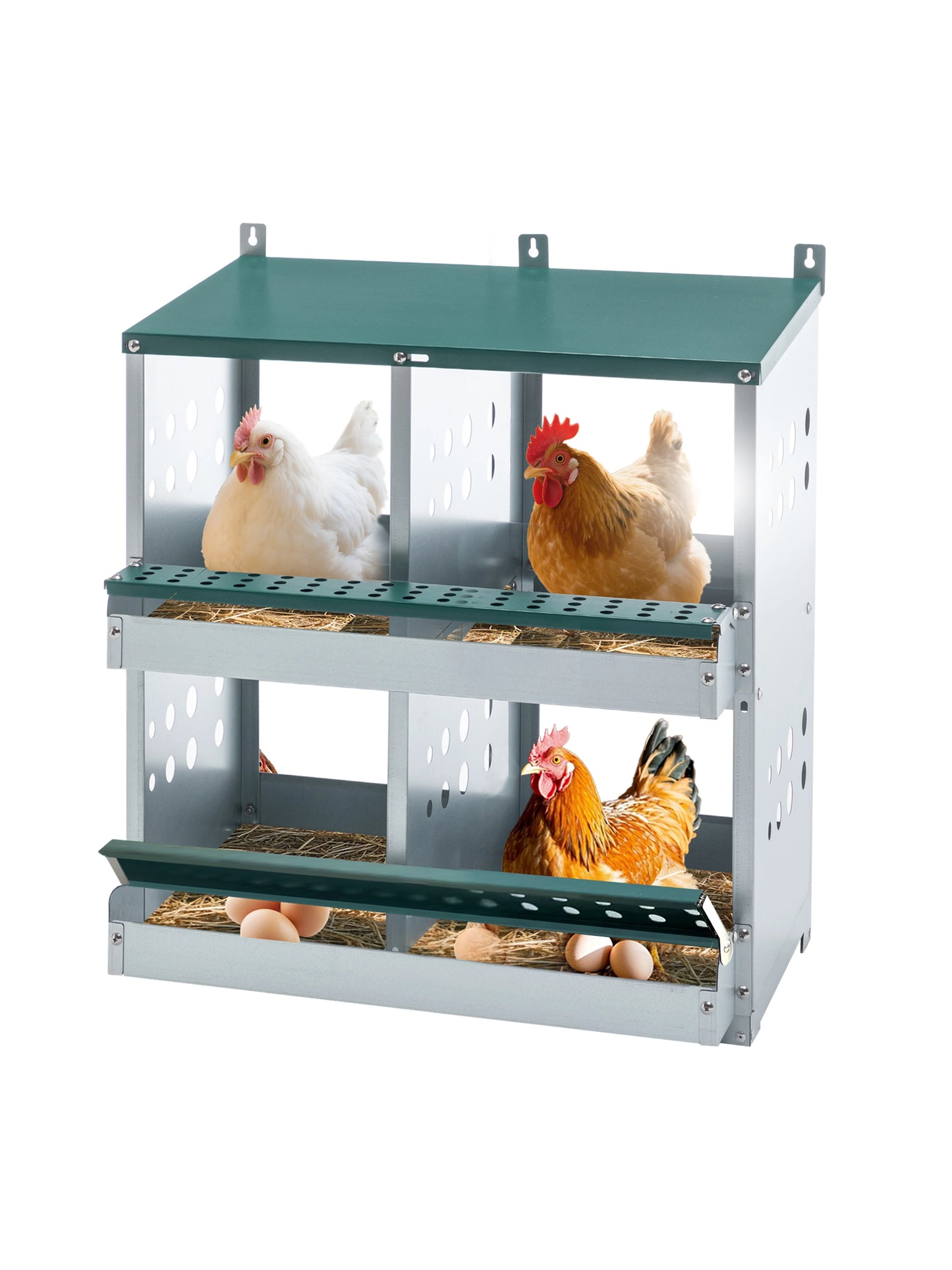 4 Compartment Chicken Nesting Boxes