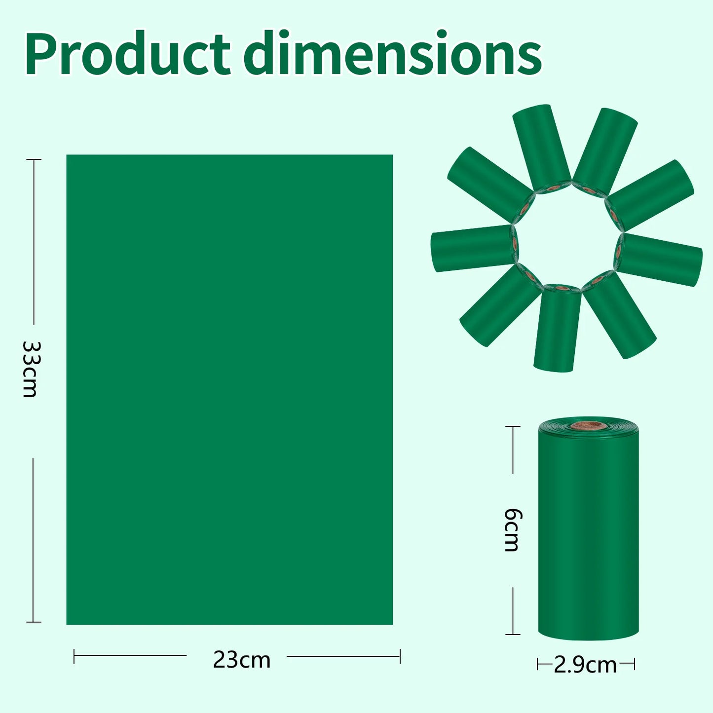 OUWO Degradable Dog Poop Bag