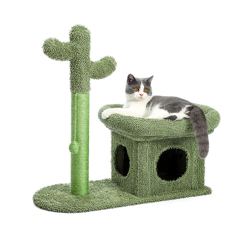 Cute Cactus Pet Cat Tree