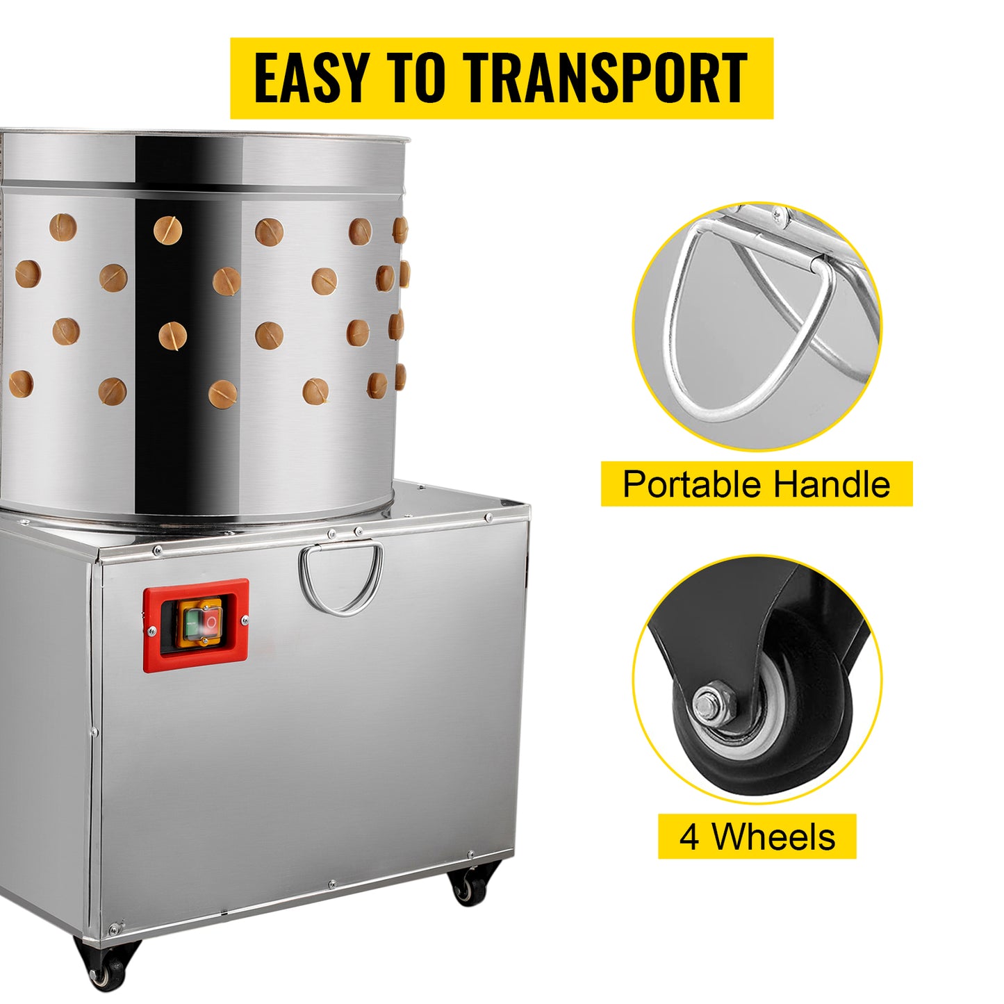 SucceBuy 1500W Electric Chicken Plucker