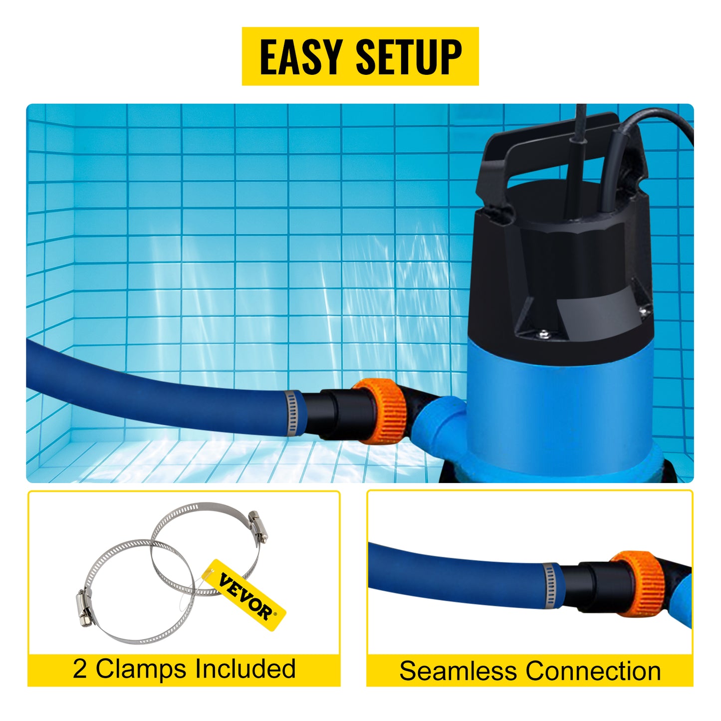 SucceBuy Discharge Hose Lay Flat Hose